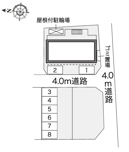 ★手数料０円★比企郡嵐山町川島　月極駐車場（LP）